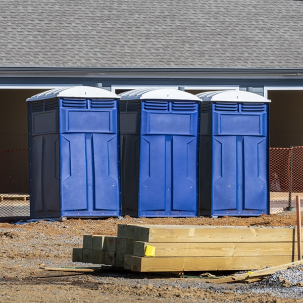 do you offer hand sanitizer dispensers inside the porta potties in Whitetop